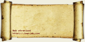 Jovan Krnjinac vizit kartica